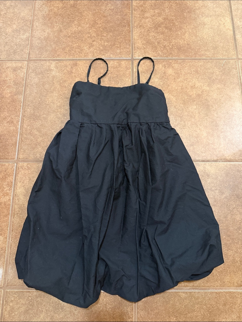 art class Black Spaghetti-Strap Formal Dress for Girls